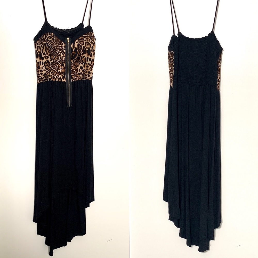 🔥Sexy🔥flattering leopard print dress size large